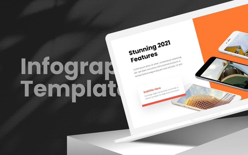 Affärsstrategi Infographic presentationsmall - Features Image 2