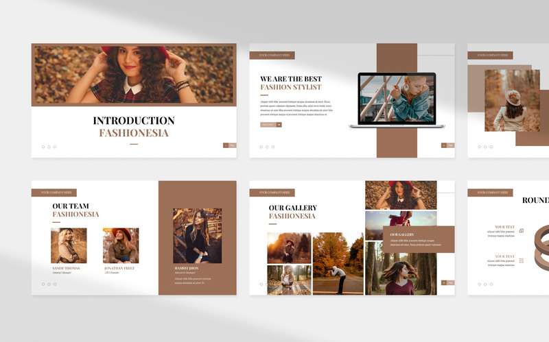 Aesthetic Fashion Presentation Template - Features Image 1