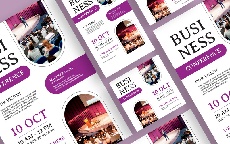 Moderna Minimalistiska Business Seminarium Flyer Mall - Features Image 2