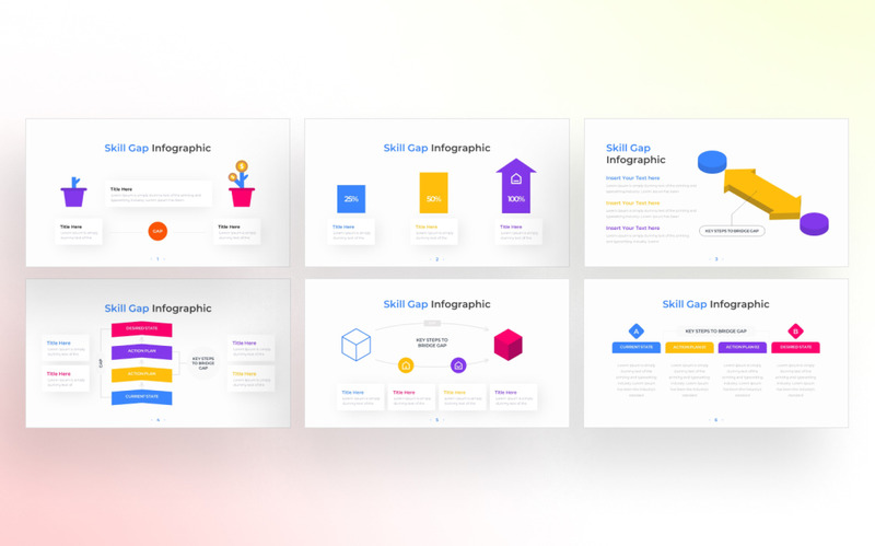Skill Gap PowerPoint Infographic Template - Features Image 1