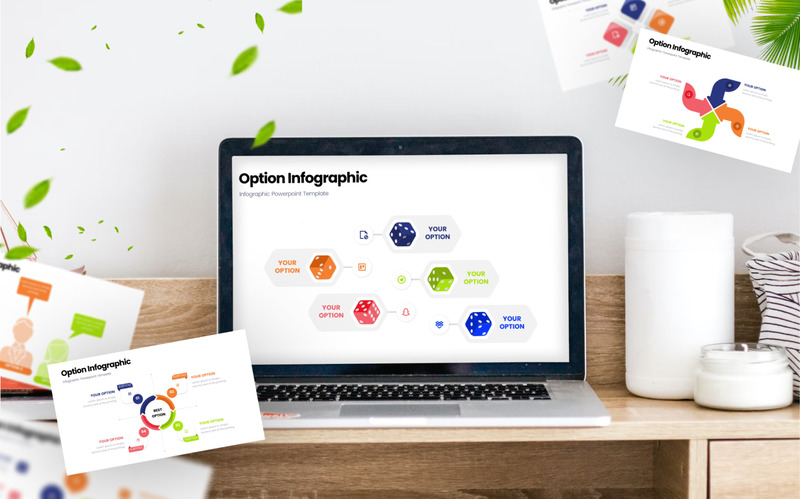 Opzione modello di presentazione infografica aziendale - Caratteristiche Immagine 3