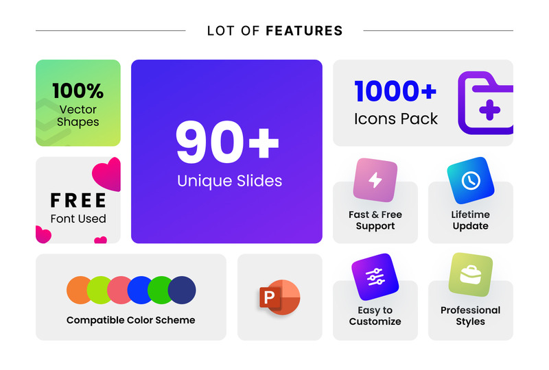 Creative Vector Infographic Presentation Template - Features Image 1