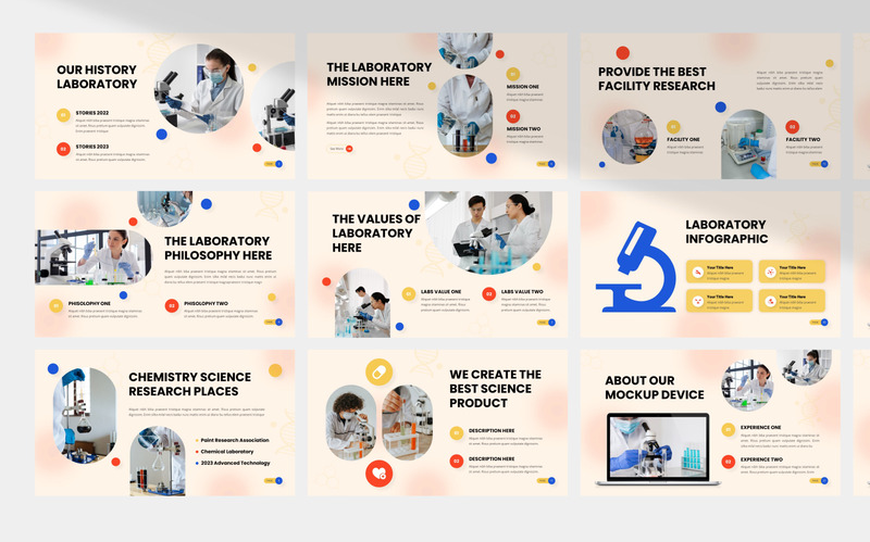 Laboratory Deck Presentation Template - Features Image 2