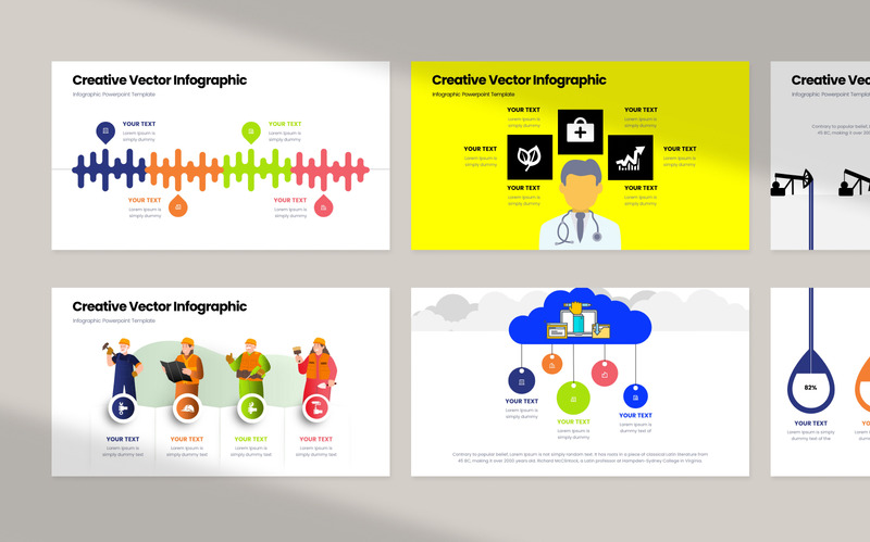 Creative Vector Infographic Presentation Template - Features Image 2