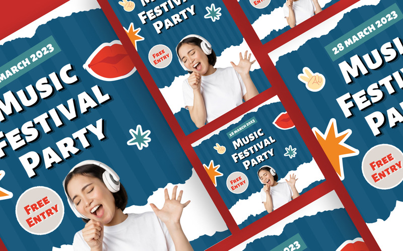 Music Festival Party Flyer Template - Features Image 2