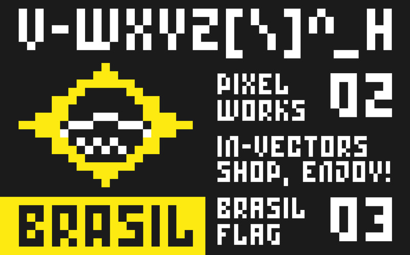 DIGOT - Carattere tipografico di visualizzazione in stile pixel, basato su griglia, geometrico. - Caratteristiche Immagine 3