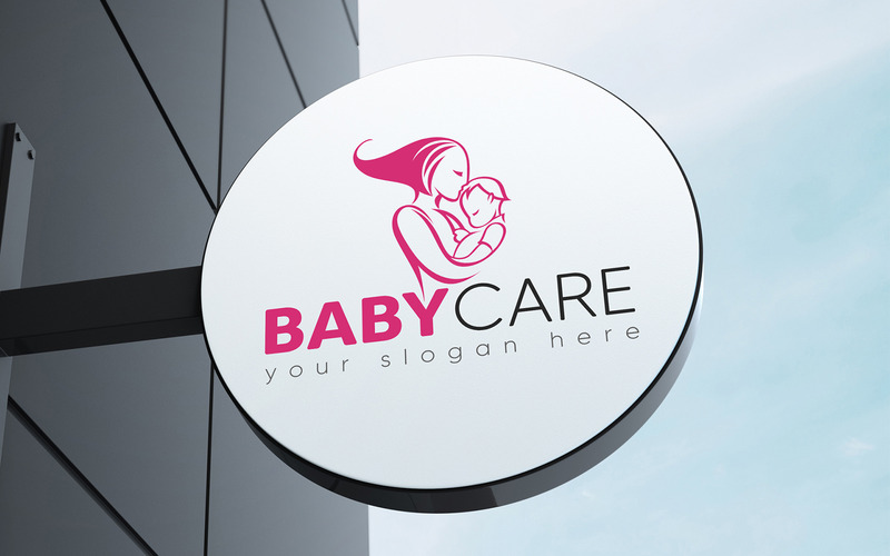 Plantilla de diseño de logotipo de cuidado del bebé - Características Imagen 1