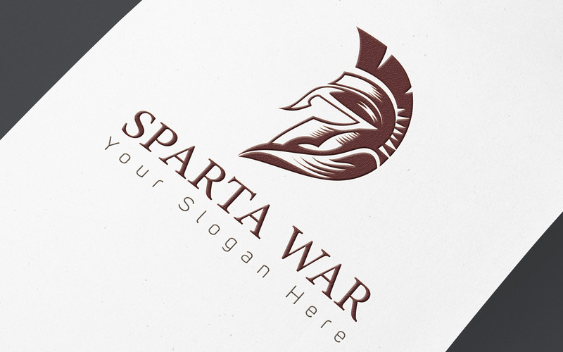 Sparta War Logo Design Template - Features Image 1