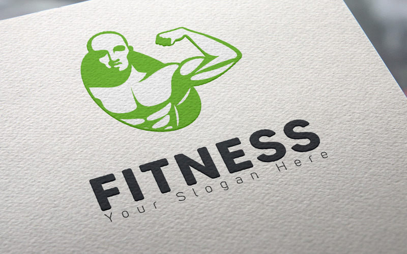 Modello di progettazione logo fitness - Caratteristiche Immagine 1