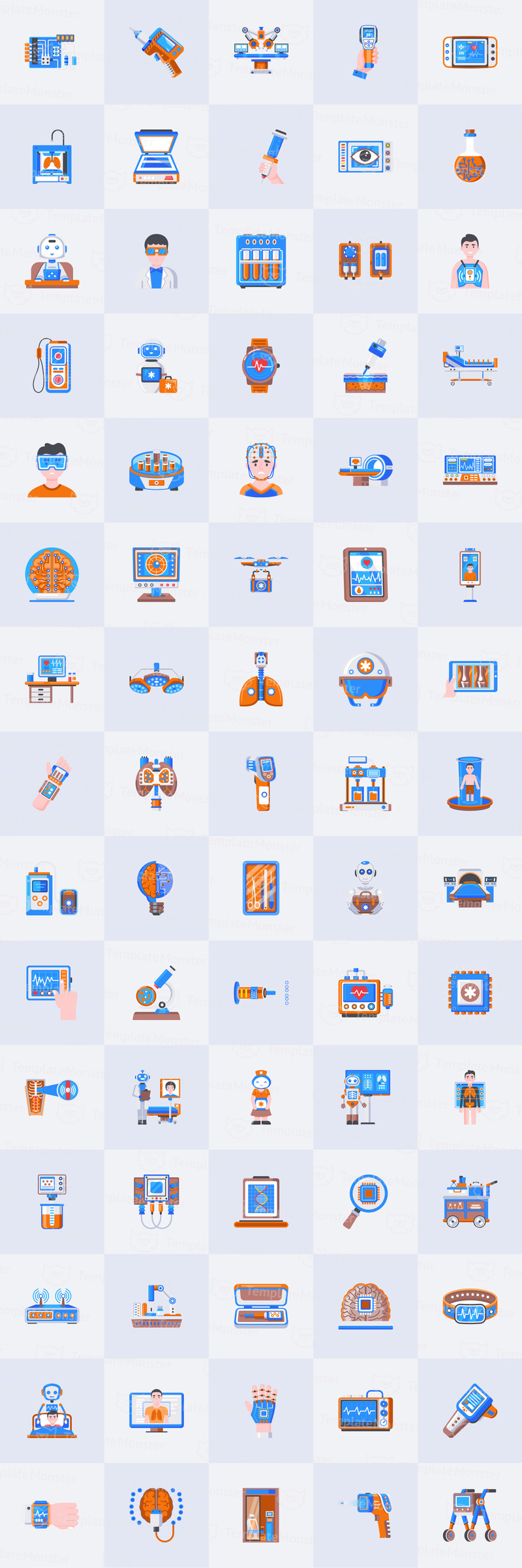 Medical Engineering Icon Set - Features Image 1