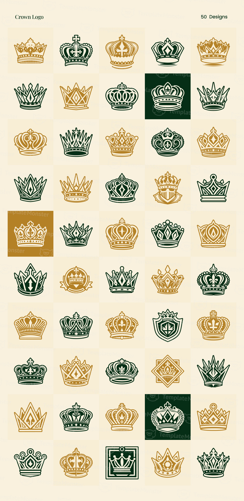 Современный антикварный набор логотипов - Features Image 17