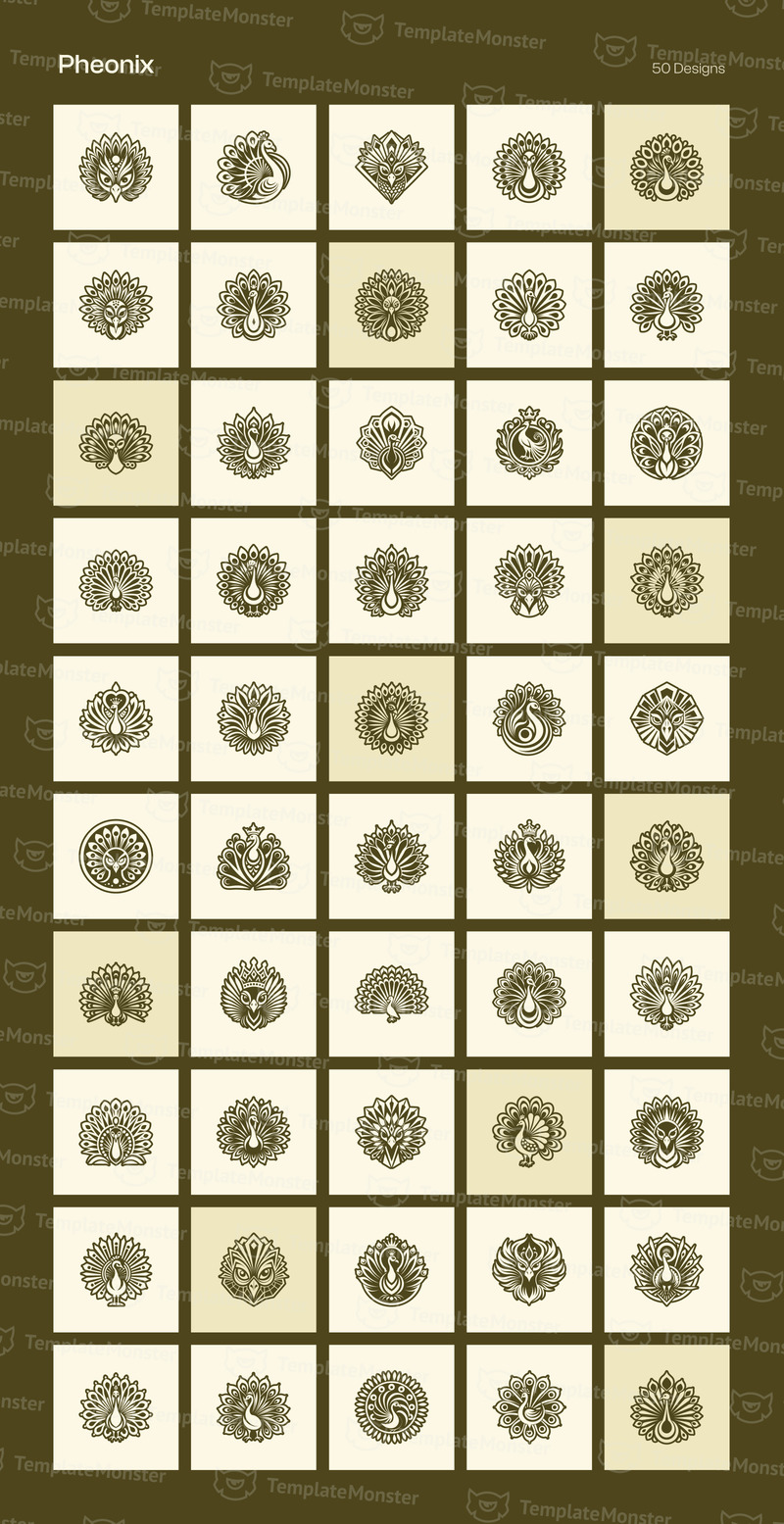 Набор для создания логотипа Modern Birds - Features Image 24