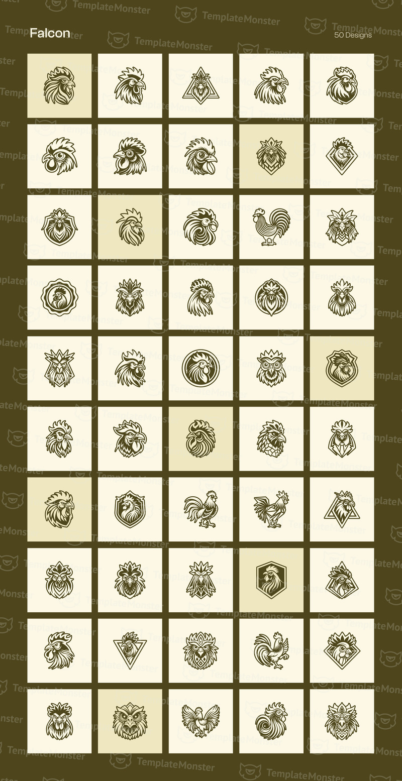 Набор для создания логотипа Modern Birds - Features Image 3