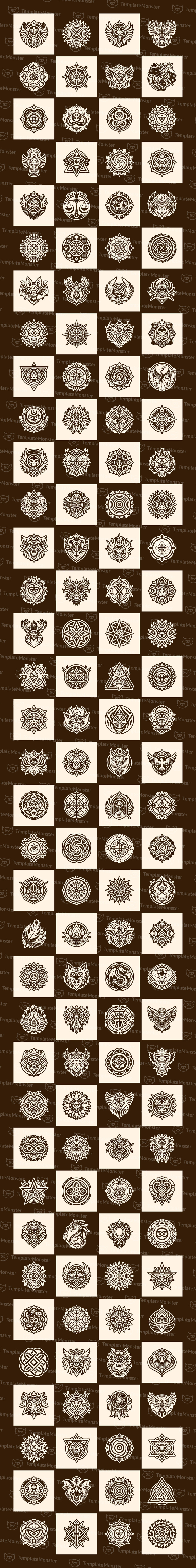 Modern Spirit Symbol Art Set - Features Image 1