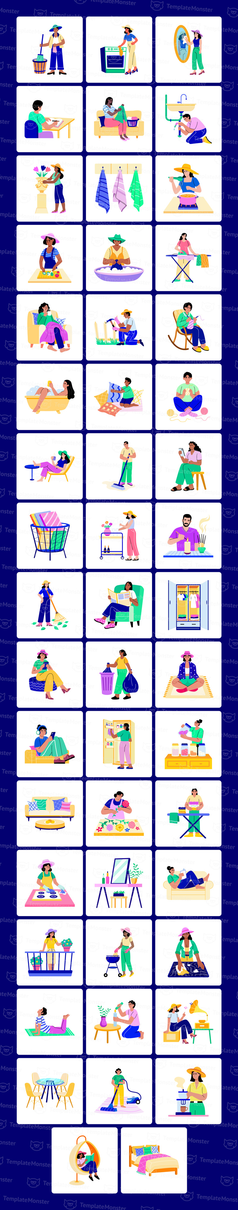 Home Illustration Art Set - Features Image 1