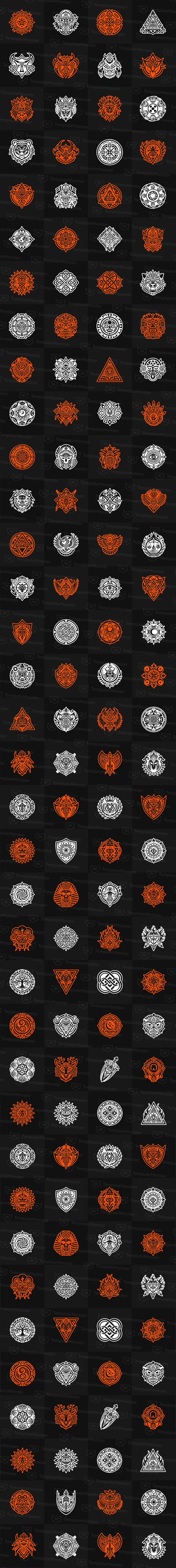 Ancient Symbols and Tattoo Art Set - Features Image 1