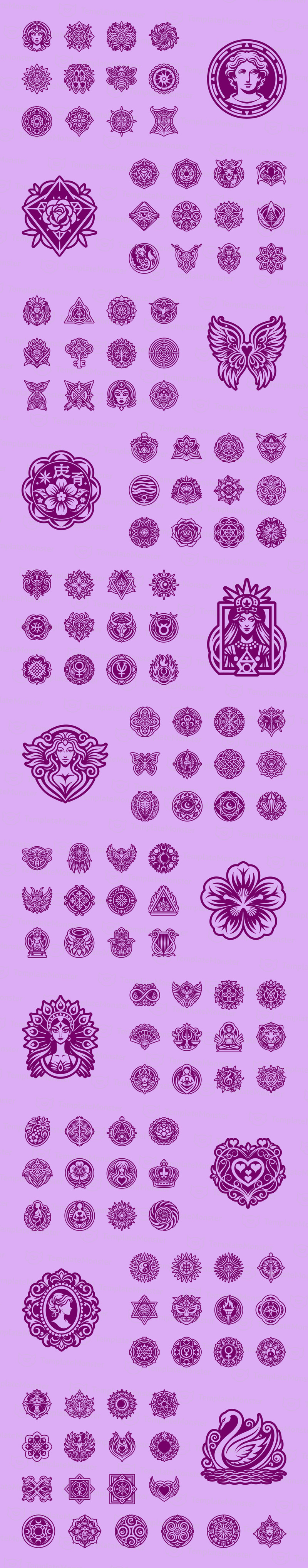 Moderní ženské tetování symboly - Features Image 1