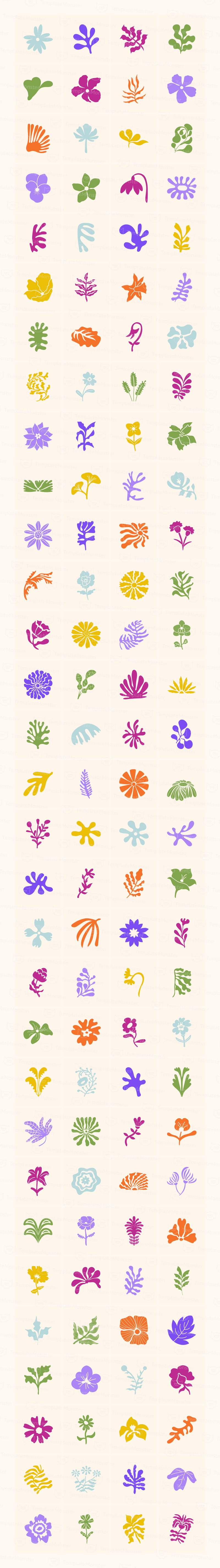 Botanical and Flower Vector Set - Features Image 1