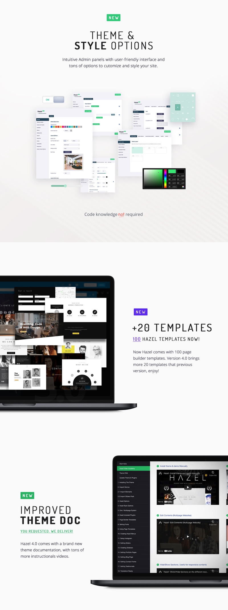 Hazel - Clean Minimalist Multi-Purpose WordPress Theme - Features Image 3