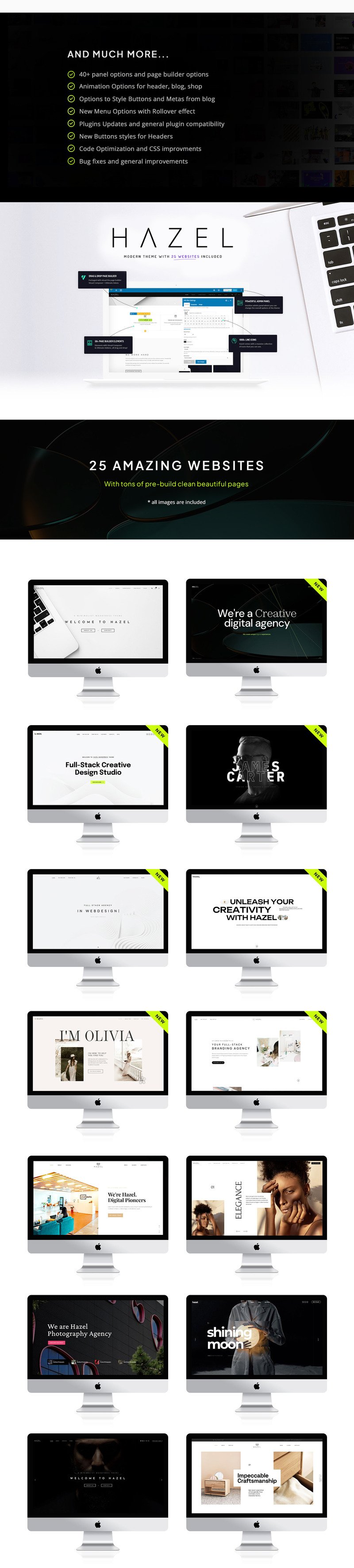 Hazel - Clean Minimalist Multi-Purpose WordPress Theme - Features Image 3