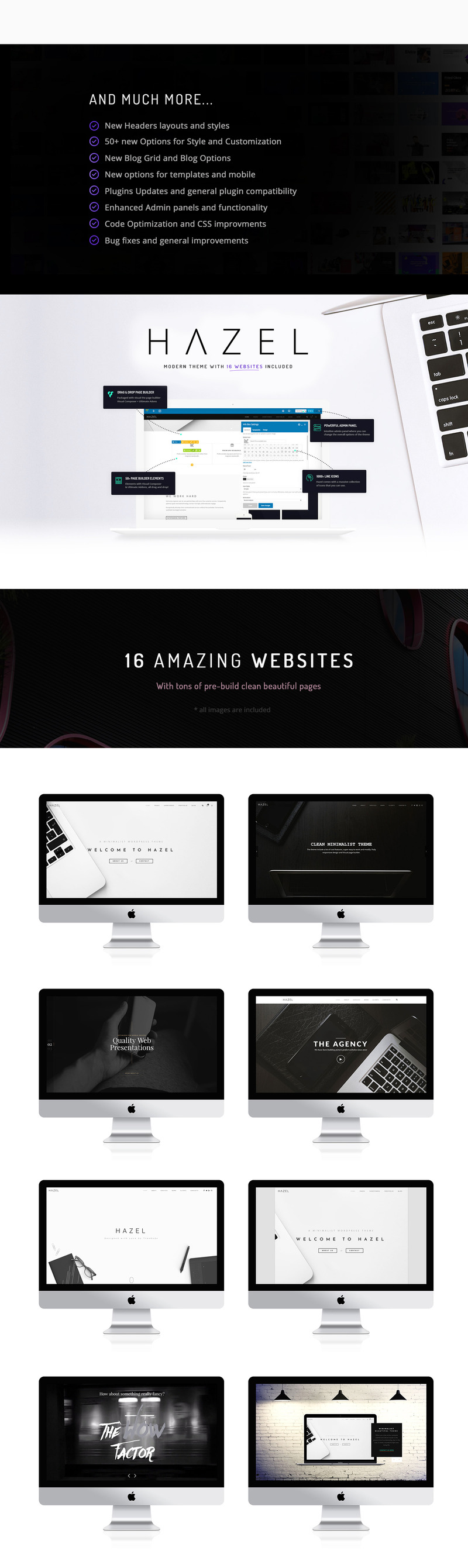 Hazel - Clean Minimalist Multi-Purpose WordPress Theme - Features Image 4