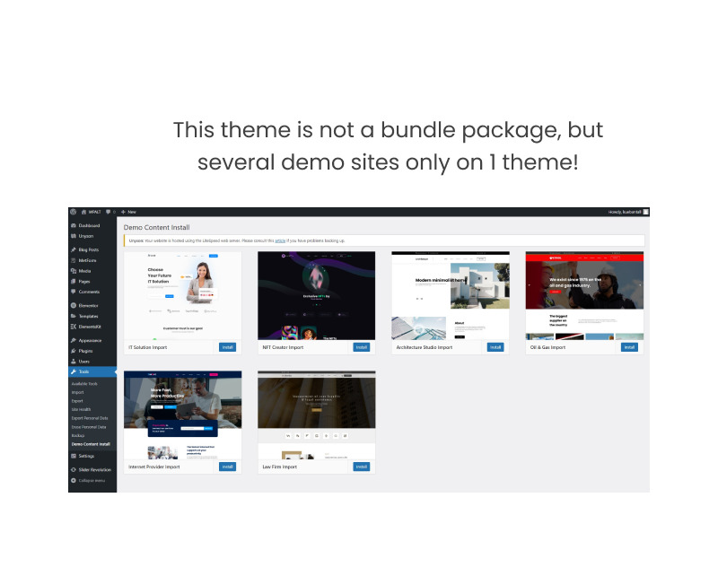 WPALT - Kreatives Mehrzweck-WordPress-Thema - Eigenschaften Bild 2