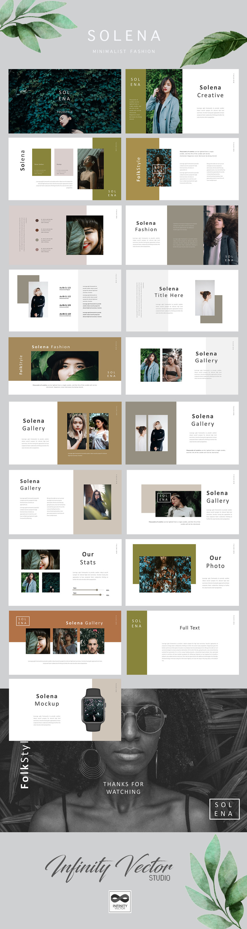 Solena Fashion Lookbook Keynote - Caratteristiche Immagine 1