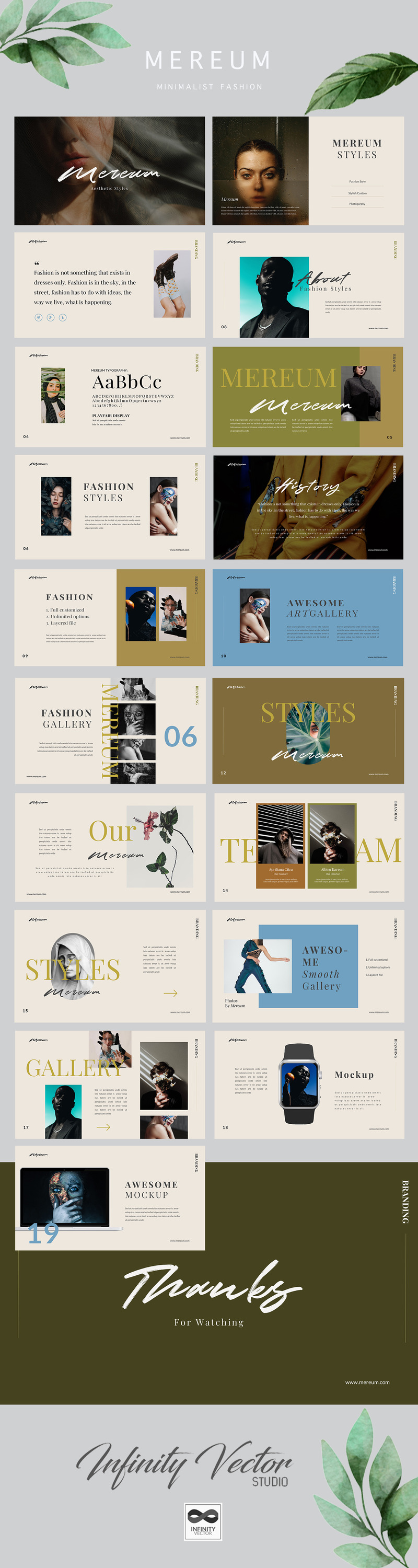 Mereum Creative Unique Powerpoint template - Features Image 1