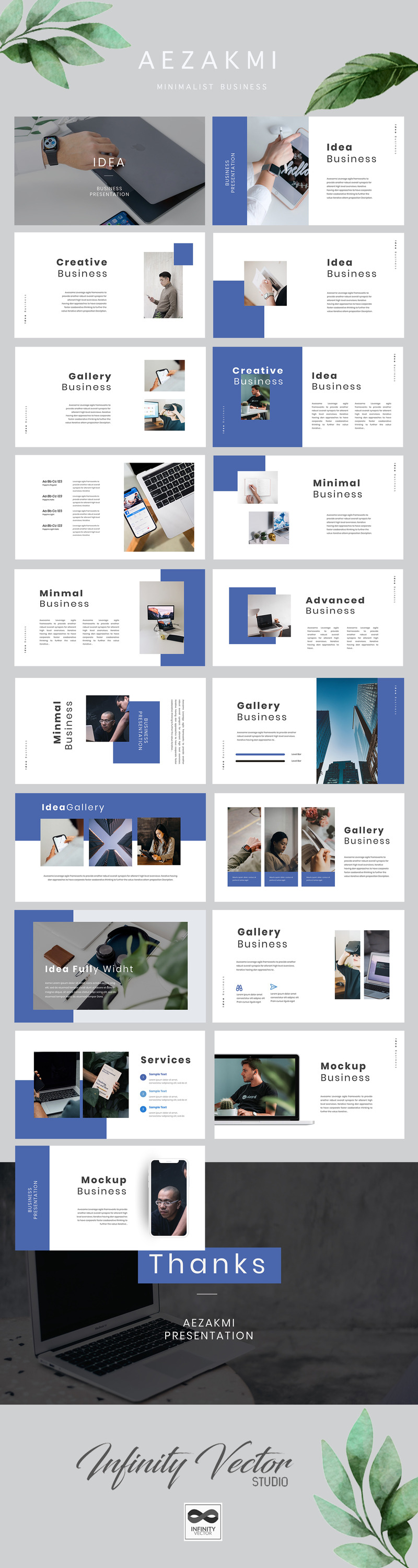 Aezakmi Premium Business Keynote - Caratteristiche Immagine 1