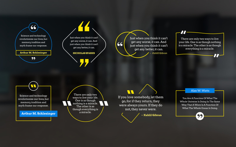 Creative Quote Titles - After Effects Template - Features Image 1