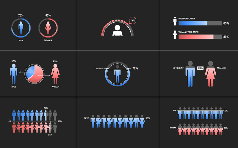 People Human Infographic Motion Graphic Template for Premiere Pro People Human Infographic Motion Graphic Template for Premiere Pro