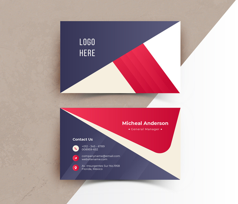 Modern Corporate Business Card Template - Features Image 2