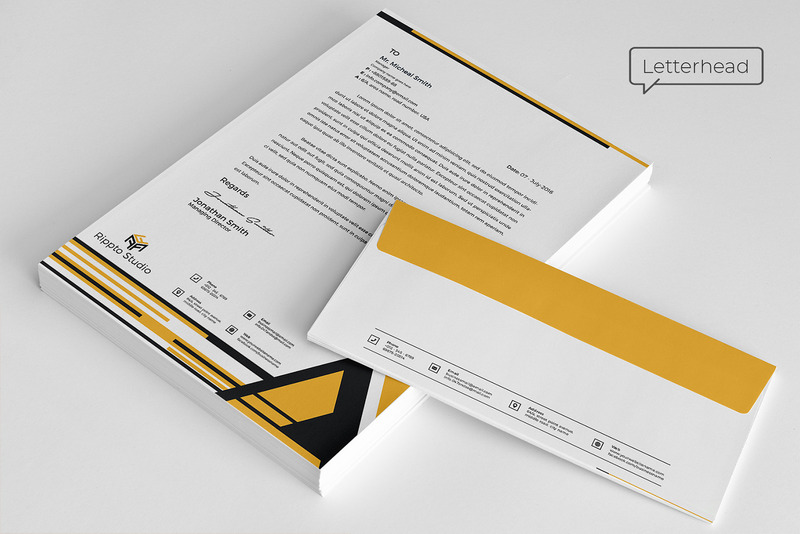Linzy - Modelo de Papelaria de Identidade de Marca Corporativa - Features Image 2