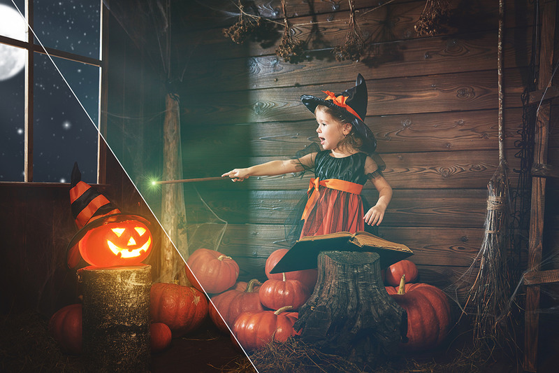 Oltre 500 sovrapposizioni di foto di Halloween - Illustrazione - Immagine Caratteristiche 10