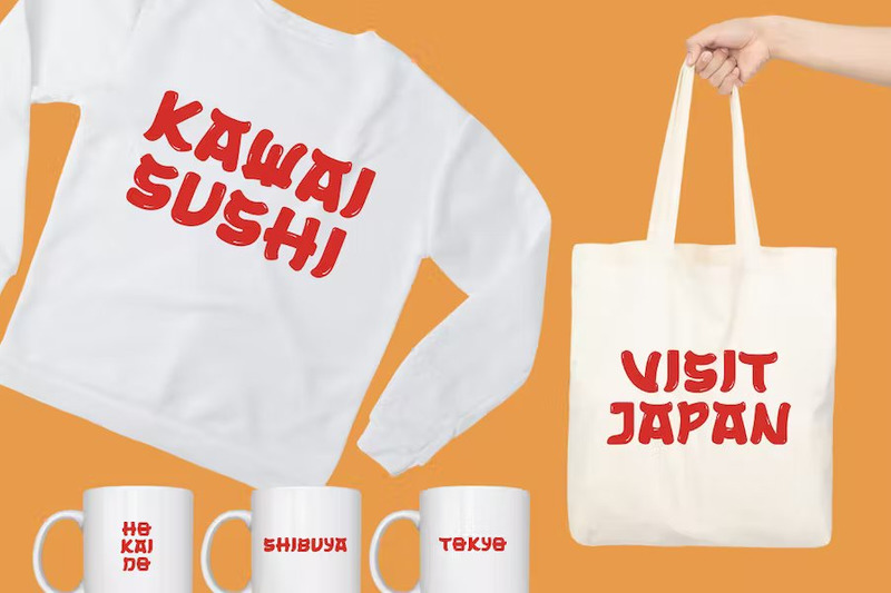 Samurai Blast – Schriftarten im japanischen Stil - Eigenschaften Bild 1