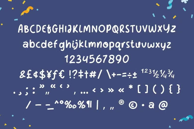 Brown Fox - Playful Handwritten Display Font - Features Image 2
