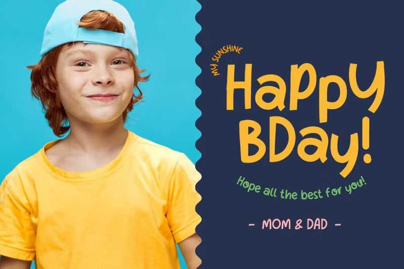 Brown Fox - Playful Handwritten Display Font - Features Image 3