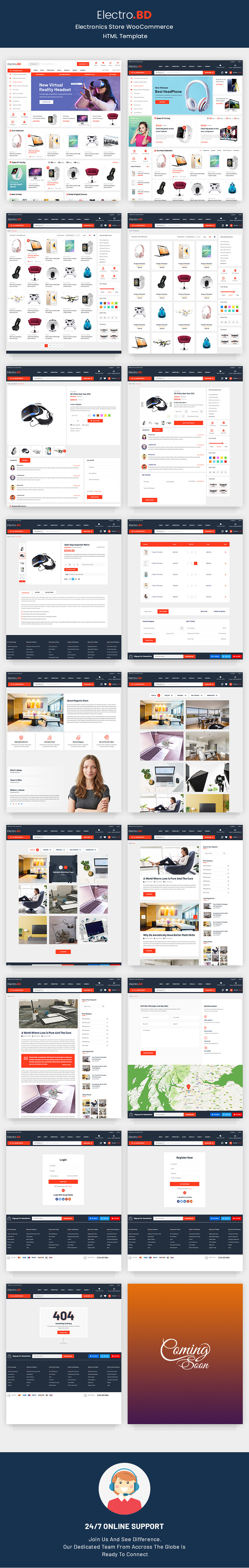 ElectroBD - Electronics eCommerce HTML Template