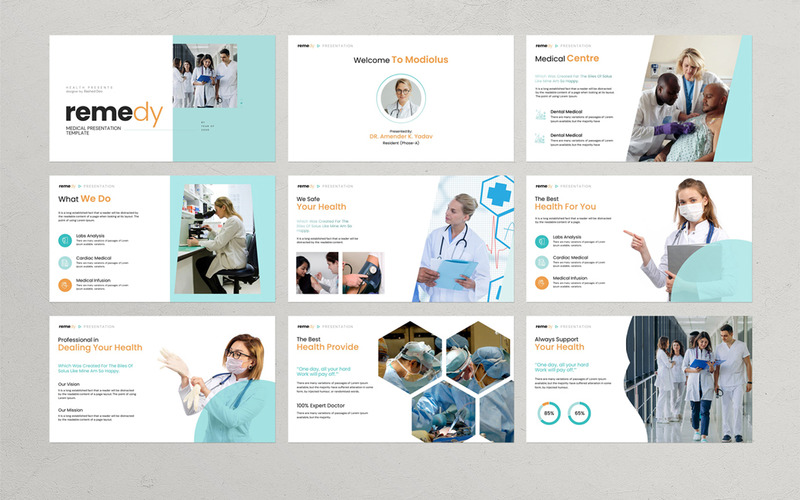 Remedy Medical PowerPont Presentation Template - Features Image 1