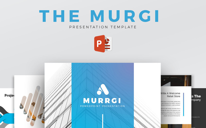 Modelo de PowerPoint mínimo de Murrgi - Features Image 1