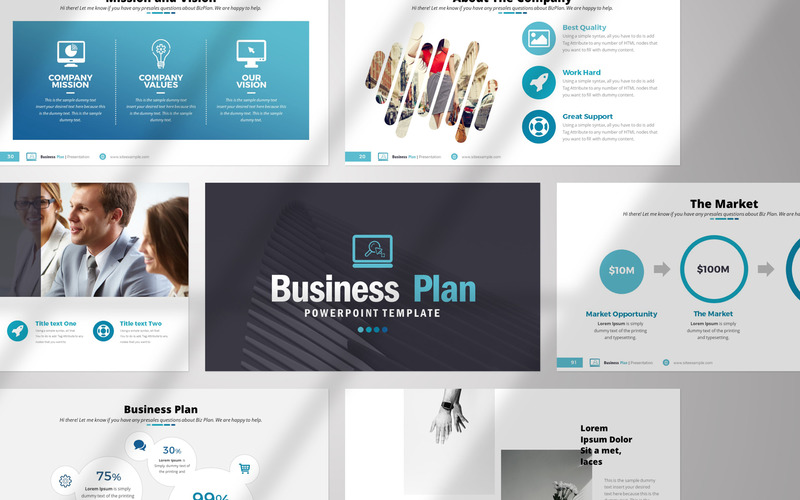 Best Business Plan Google Slides Template - Features Image 1