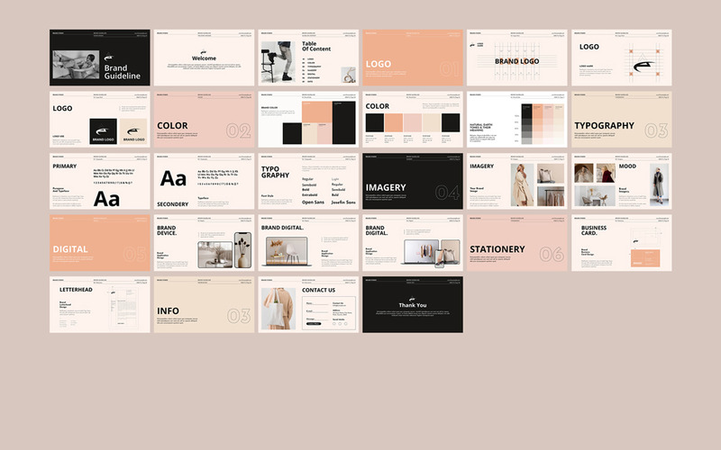 Modello di presentazione PowerPoint delle linee guida - Caratteristiche Immagine 1