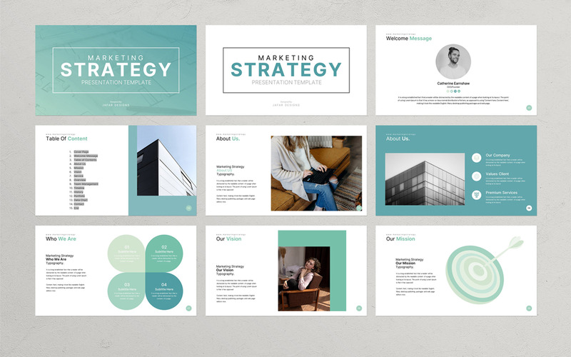 Marketing PowerPoint Template - Features Image 1