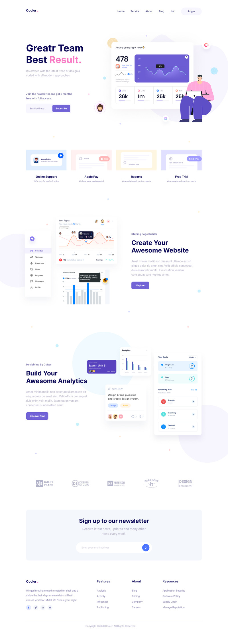 Pagina di destinazione Web SaaS di Quick-Space 03 Elementi dell'interfaccia utente - Caratteristiche Immagine 1