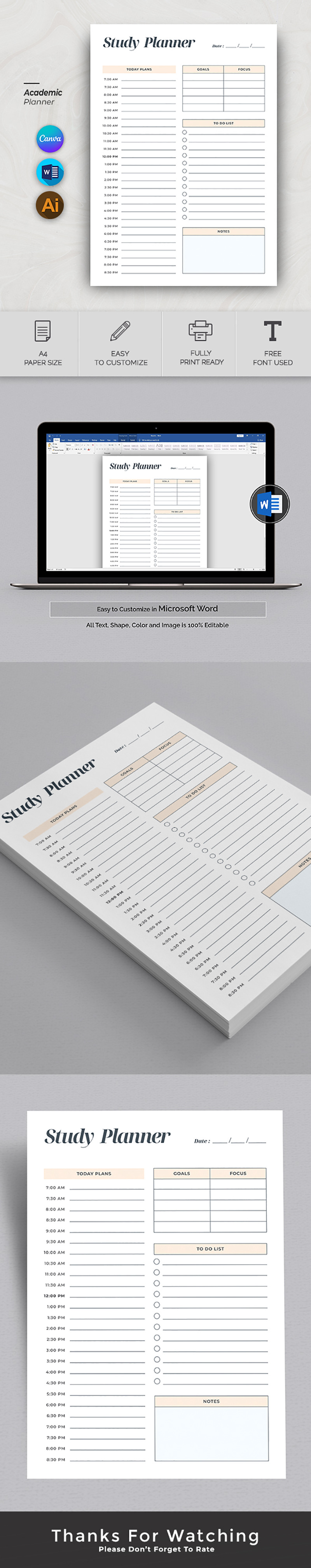 Academic Planner Canva Mall - Features Image 1