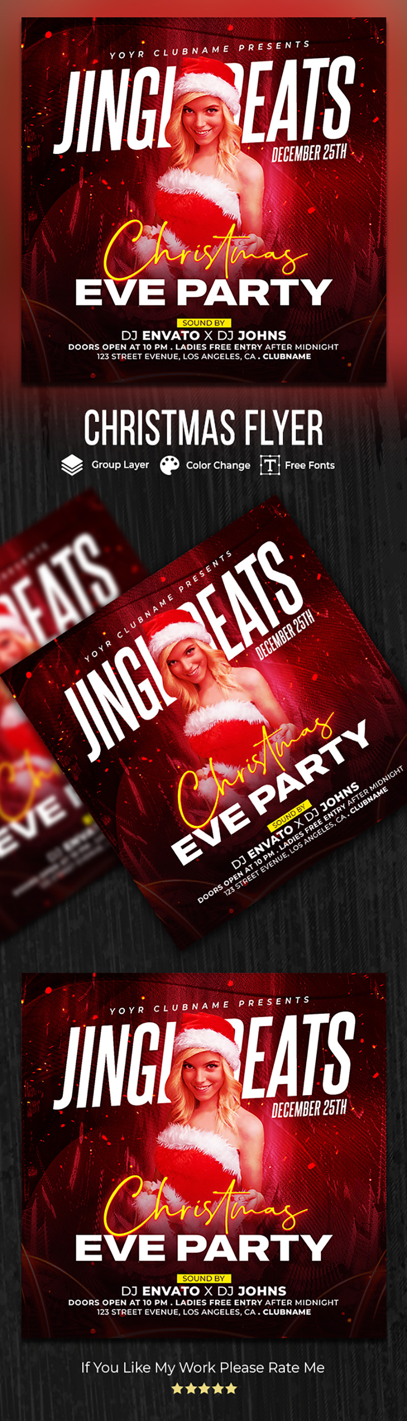 Christmas EVE Party Flyer - Features Image 1