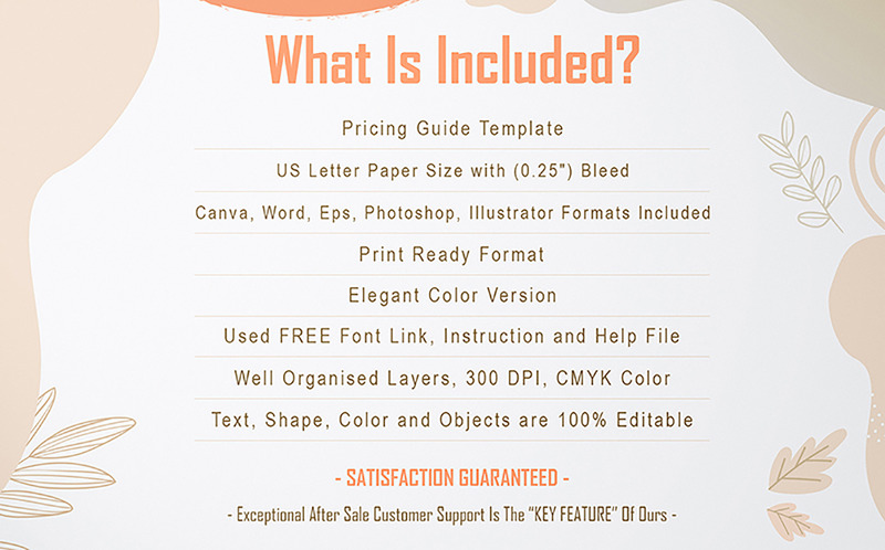Canva Photography Price List Template Design - Features Image 2