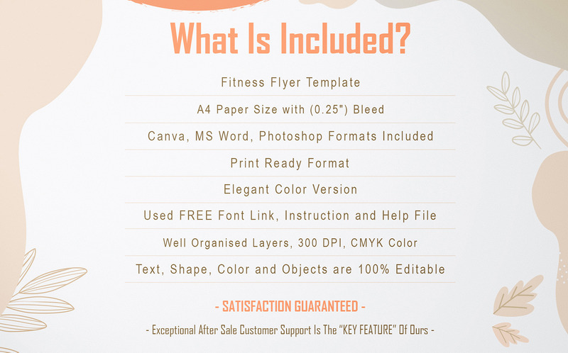 Canva Gym Fitness Flyer Template - Features Image 2