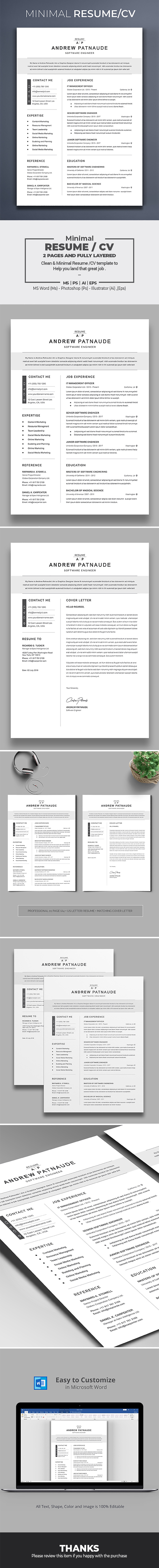 Andrew Özgeçmiş Şablonu Canva - Features Image 1