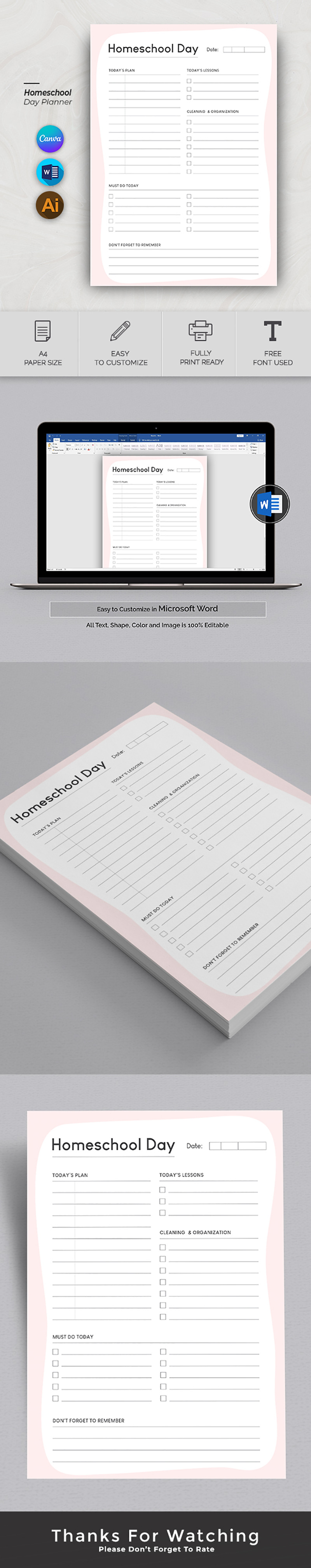 Hemskola Planner mall - Features Image 1